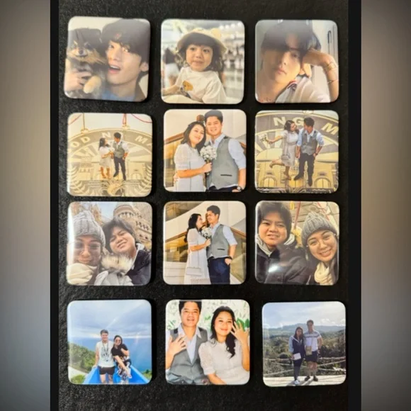 12pcs Custom Photo Magnets Set - Picture 4 of 5